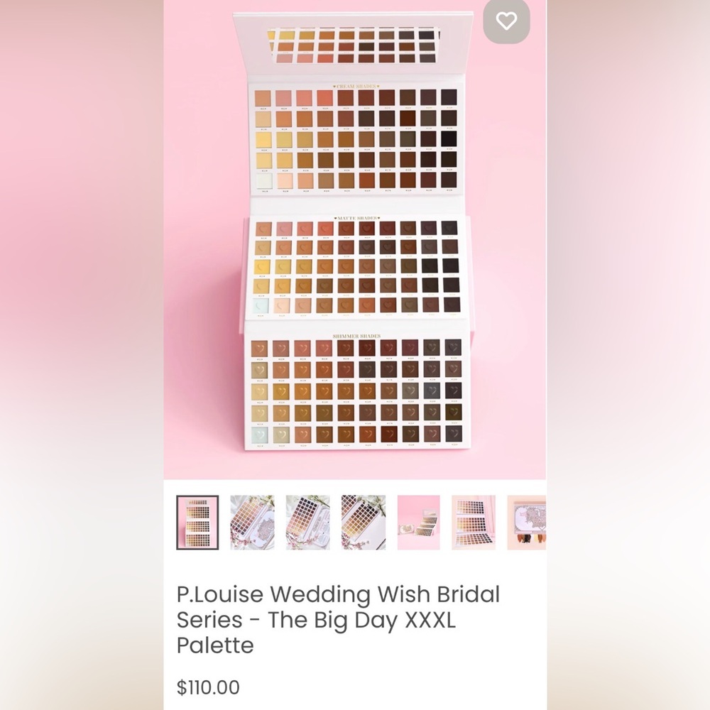 P.Louise Wedding Wish Bridal Series - The Big Day XXXL Palette